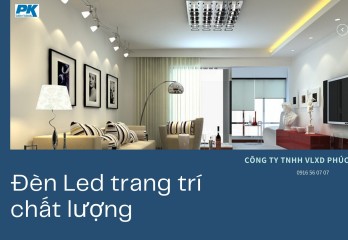 Phòng khách thêm sang trọng, lung linh với mẫu đèn Led trang trí đẹp mắt tại phúc Khang